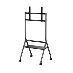 Produs Resigilat Stand TV mobil Serioux 13E-46FW, dimensiuni: 725x635x1615mm, compatibilitate dimensiune ecran: 37""-86"", VESA: 200x200, 300x200, 400x200, 300x300, 400x300, 400x400, 600x400, greutate maximă suportata: 80 kg, greutate maximă suportata raf - Img 4