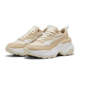 Puma, Pantofi sport demi-wedge Cilia, Bej, 37.5, Resigilat, Grad A