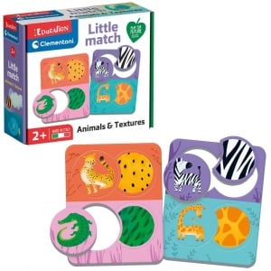 Puzzle Clementoni Little match animale si texturi - Img 1