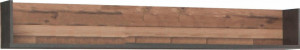 Raft de perete Forte, gri/maro, 170 x 21,9 x 25,6 cm
