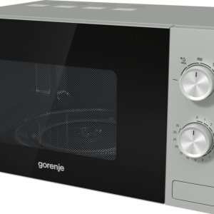 RESIGILAT – Cuptor cu microunde Gorenje MO20E1S, Capacitate 20L, Putere 800W, Mecanic, Argintiu
