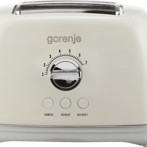 RESIGILAT – PRAJITOR DE PAINE GORENJE T900RL, Putere 1000W, Capacitate 2 felii, 7 niveluri de rumenire, Bej