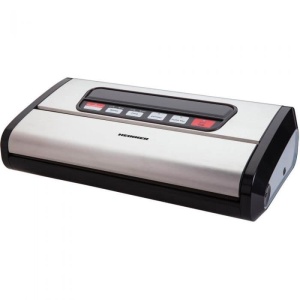 RESIGILAT (ambalaj deteriorat) - Aparat de vidat si sigilat Heinner Freshit Double HAV-165BKSS, 165 W, 2 viteze, Inox
