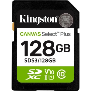 RESIGILAT Card de Memorie SDXC Kingston Canvas Select Plus, 128 GB, Clasa 10 UHS-I