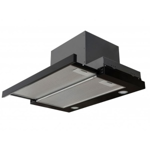RESIGILAT Hota Telescopica Tornado Solano 860 (60), 1 motor, latime 60 cm, 3 viteze, absorbtie 860 m3/ora, Negru