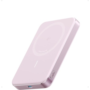 RESIGILAT POWER BANK Anker MagGo 10.000 mAh, magnetic, wireless, 276 g, roz