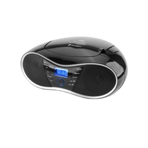 RESIGILAT - Radio cu CD si Bluetooth GoGEN CDM 388 SUBT S, 4 W, MP 3, USB, SD, AUX, ceas - Img 1