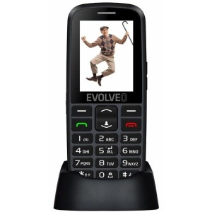 RESIGILAT Telefon mobil Evolveo Easyphone EP-550, Ecran 2.4, Single SIM, buton SOS, Negru