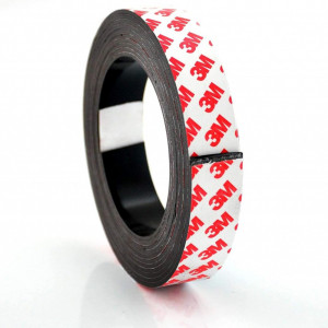 Rola de banda adeziva magnetica pentru mestesuguri Craftopia, negru, 2,5 cm x 365 cm