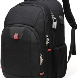 Rucsac pentru laptop Della Gao, poliester, negru, 32 x 50 x 20 cm