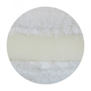 Saltea Karup Design, fibre sintetice/bumbac/poliester, alb, 80 x 200 x 15 cm