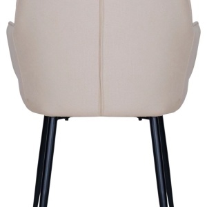 Scaun cu brate ELENA, bej, 57/85/60 cm - Img 3