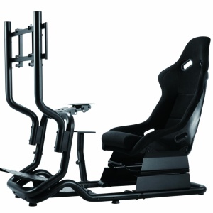 Scaun gaming Serioux Cockpit, dimensiuni:770x1280~1545x1150mm, greutate suportata: 130 kg,Material cadru: otel, latime scaun: 460 mm, interval de glisare a scaunului: Produs Resigilat 220 mm, interval de inaltime a scaunului: 25 mm, interval de Ã®nclinare