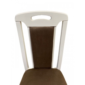 Scaun living SB Tim alb/maro, 40x43x96 cm - Img 3