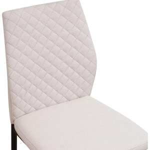 Scaun Mia din microfibră bej - Img 1