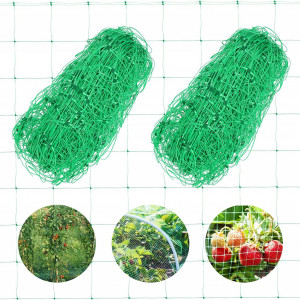 Set 2 plase de protectie pentru plante Mezoom, nailon, verde, 170 x 400 cm
