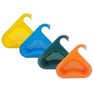 Set 4 cosuri de scurgere pentru chiuveta Gqtzgzz, polipropilena, multicolor, 23 x 26 x 8 cm
