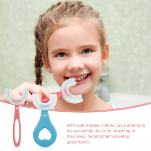Set 6 periute de dinti pentru copii Esteopt, silicon, multicolor - Img 4