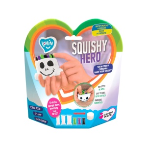 Set Air Clay cu argila usoara pentru modelaj Lovin - 6 culori - Squishy Hero - Scary Ghost - Img 1