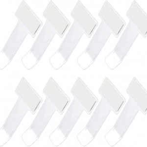 Set de 10 clipsuri pentru tichet de parcare auto Tochek, plastic, transparent, 7,4 x 3,88 cm - Img 1