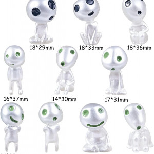 Set de 10 figurine Elfi Simyron, rasina, alb - Img 7