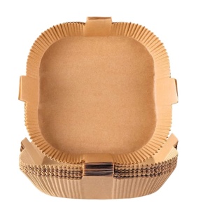 Set de 100 foi de copt pentru friteuza cu aer Piucrty, hartie, natur, 20 cm