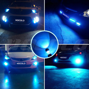 Set de 2 becuri LED HOCOLO, albastru/alb, 1200 lumeni, 50 W, H1_Fog/DRL - Img 8