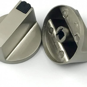 Set de 2 butoane universale pentru aragaz LAIYOHO, metal, argintiu, 4 cm - Img 7