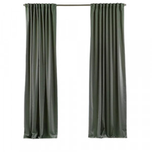 Set de 2 draperii Lilijan Home & Curtain, poliester, verde, 140 x 325 cm