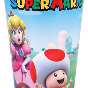 Set de 2 pahare pentru copii ILS I LOVE SHOPPING, Super Mario, plastic, multicolor, 260 ml - Img 3