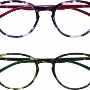 Set de 2 perechi de ochelari de vedere Opulize, multicolor, marimea +1.00