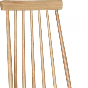 Set de 2 scaune Arikara, lemn masiv, 91,44 x 49 x 52 cm - Img 2