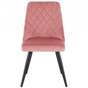 Set de 2 scaune Clocher, roz/negre, 88 x 50,5 x 51 cm - Img 7