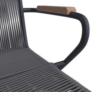 Set de 2 scaune de grădină Bessagi Garden CLEO, 58/87/58 cm - Img 6