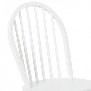 Set de 2 scaune din lemn Windsor Megan, albe - Img 6