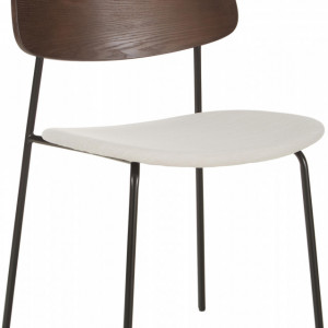 Set de 2 scaune Nadja, lemn/ metal/tesatura, 51 x 83 x 52 cm - Img 6