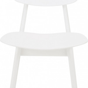 Set de 2 scaune Smilla, alb, 43 x 49cm - Img 3