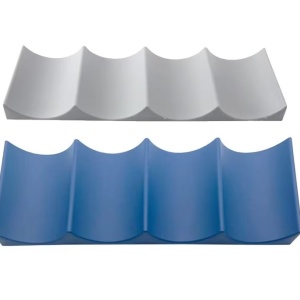 Set de 2 suporturi de sticle/doze Thirei, plastic, albastru/gri, 11,5 x 3,9 x 2 cm - Img 9