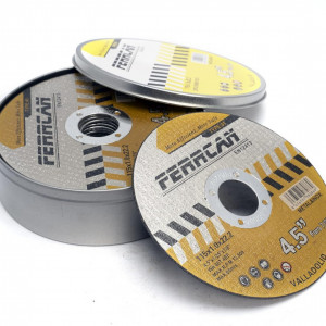 Set de 25 discuri de taiere metal Ferran, otel inoxidabil, multicolor, 115 x 1 mm - Img 4