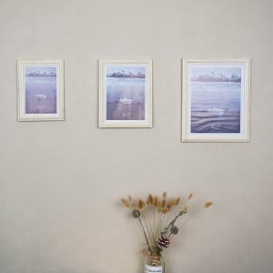 Set de 3 rame foto Metrekey, MDF/sticla, alb, 13,1 x 18,2 cm - Img 6