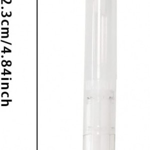 Set de 3 stilouri cu perie pentru luciu de buze/uleiuri JANEMO, plastic, transparent, 12 x 1,5 cm - Img 2