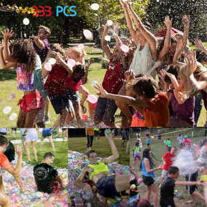 Set de 333 baloane cu apa pentru petrecere 	KEEPAA, latex, multicolor