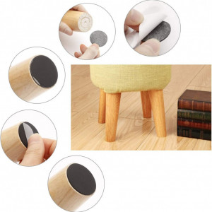Set de 4 picioare pentru mobilier cu accesorii de montare ToPicks, lemn/metal, stejar, 15,2 x 3,5 x 5 cm - Img 4