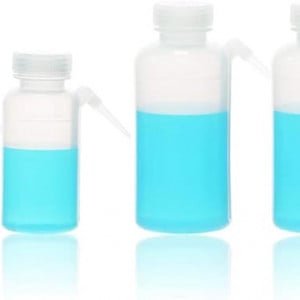 Set de 4 sticle ULAB, plastic, translucid, 500/250 ml