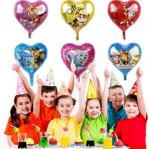 Set de 6 baloane, o pompa si o rola de banda Babioms, folie/plastic, multicolor, 30,4 cm - Img 5