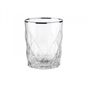 Set de 6 pahare pentru Whiskey, sticla, 8,2 x 10 cm, 590 ml - Img 1