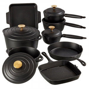 Set de 8 vase de gatit din fonta Cooks Professional - Img 4