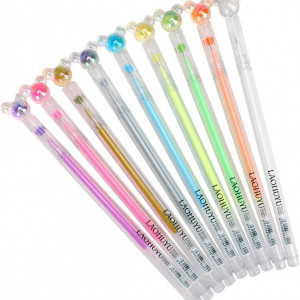 Set de 9 markere fluorescente RUIXIB, plastic, multicolor, 175 mm - Img 4