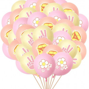 Set de baloane pentru petrecere copii Ungfu Mallm, 36 bucati, latex, multicolor, 30,5 cm - Img 1