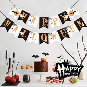 Set decoratiuni pentru petrecerea de Halloween JAHEMU, folie/latex, multicolor, 22 piese - Img 4